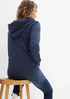 Damen bonprix Sweat|Bekleidung·Blusen & Tuniken|Kapuzen-Sweatjacke
