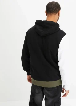 Kapuzen-Sweatjacke aus reiner Bio-Baumwolle Herren Große Größen|Sweat