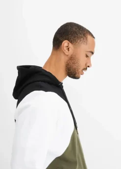 Kapuzen-Sweatjacke aus reiner Bio-Baumwolle Herren Große Größen|Sweat