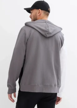 Clearance Kapuzen-Sweatjacke aus reiner Bio-Baumwolle Herren Sweat|Große Größen