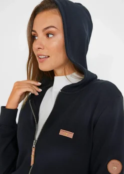 Best Kapuzen-Sweatjacke aus reiner Baumwolle Damen Bekleidung·Blusen & Tuniken|Sweat
