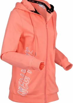 Damen bonprix Sweat|Bekleidung·Blusen & Tuniken|Kapuzen-Sweatjacke aus reiner Baumwolle