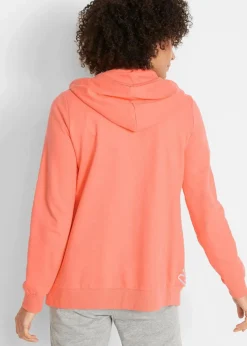 Damen bonprix Sweat|Bekleidung·Blusen & Tuniken|Kapuzen-Sweatjacke aus reiner Baumwolle