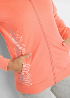 Damen bonprix Sweat|Bekleidung·Blusen & Tuniken|Kapuzen-Sweatjacke aus reiner Baumwolle