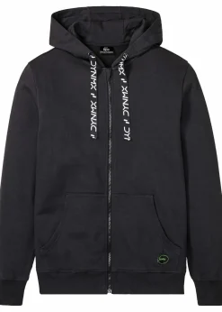 Herren bonprix Große Größen|Sportbekleidung|Kapuzen-Sweatjacke aus reiner Bio-Baumwolle