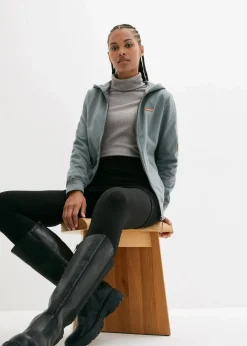 Discount Kapuzen-Sweatjacke aus reiner Baumwolle Damen Sweat|Bekleidung·Blusen & Tuniken