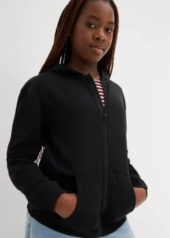 Kinder bonprix Mädchen 9-16 Jahre·Sweat & Strick|Mädchen 2-8 Jahre·Nachhaltigere Materialien|Kapuzen-Sweatjacke aus weichem Bio-Baumwoll-Mix