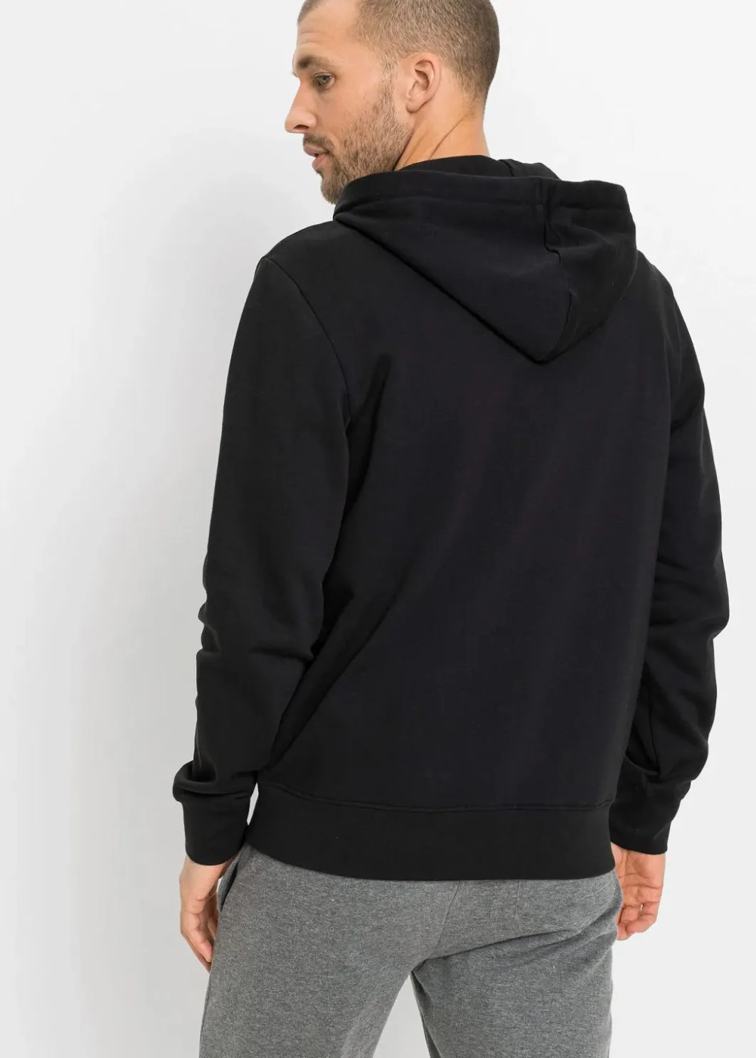 Herren bonprix Große Größen|Basics|Kapuzen-Sweatjacke (2er Pack)