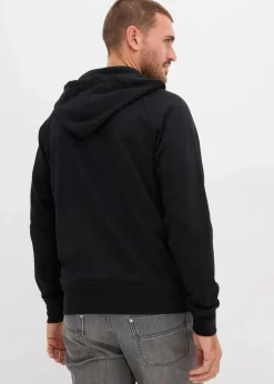 Herren bonprix Sweat|Basics|Kapuzen-Sweatjacke mit Kontrastdetails
