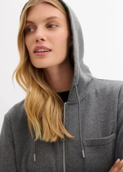 Sale Kapuzen-Sweatjacke mit recyceltem Polyester Damen Bekleidung·Blusen & Tuniken|Sweat