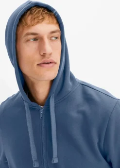 Herren bonprix Sweat|Sportbekleidung|Kapuzen-Sweatjacke mit Reißverschluss