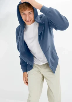 Herren bonprix Sweat|Sportbekleidung|Kapuzen-Sweatjacke mit Reißverschluss