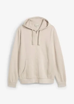 Herren bonprix Sweat|Sportbekleidung|Kapuzen-Sweatjacke mit Reißverschluss