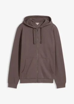 Herren bonprix Sweat|Sportbekleidung|Kapuzen-Sweatjacke mit Reißverschluss