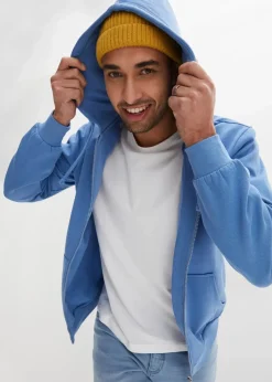 Kapuzen-Sweatjacke mit Reißverschluss Herren Sweat|Sportbekleidung