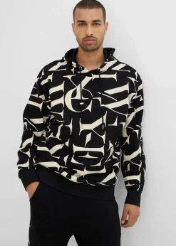 Herren bonprix Große Größen|Sweat|Kapuzensweatshirt aus Bio Baumwolle, Loose Fit