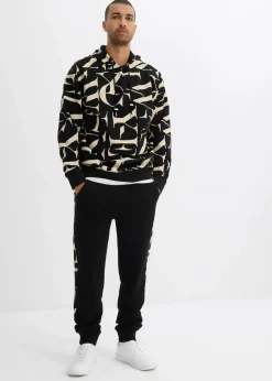 Herren bonprix Große Größen|Sweat|Kapuzensweatshirt aus Bio Baumwolle, Loose Fit