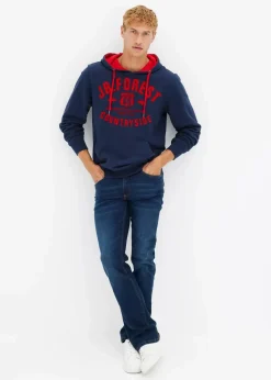 Herren bonprix Große Größen|Sweat|Kapuzensweatshirt mit Flockprint