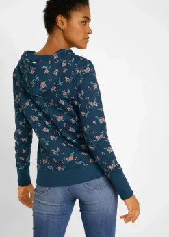 Sale Kapuzensweatshirt mit Kordeln aus reiner Baumwolle Damen Bekleidung·Blusen & Tuniken|Sweat