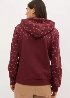 Online Kapuzensweatshirt mit Reißverschluss aus reiner Baumwolle Damen Nachhaltigere Materialien