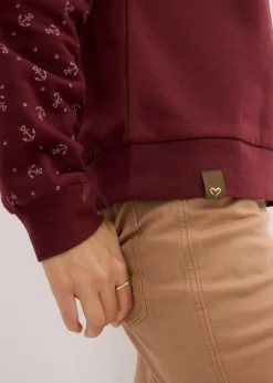 Online Kapuzensweatshirt mit Reißverschluss aus reiner Baumwolle Damen Nachhaltigere Materialien