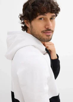 Herren bonprix Sweat|Sportbekleidung|Kapuzensweatshirt, Slim Fit