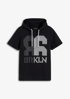 Herren bonprix Große Größen|Shirts & Polos|Kapuzen-T-Shirt aus schwerer Baumwolle