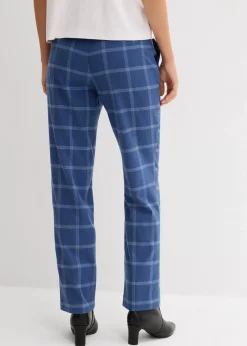 Damen bonprix Bekleidung·Kleider|Nachhaltigere Materialien|Karierte Chinohose