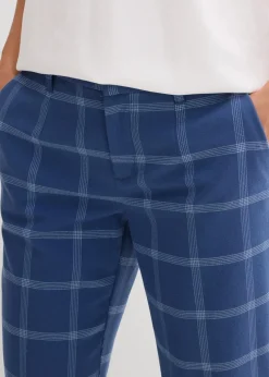 Damen bonprix Bekleidung·Kleider|Nachhaltigere Materialien|Karierte Chinohose