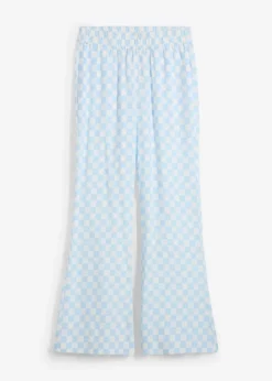 Damen bonprix Nachhaltigere Materialien|Hosen|Karierte Marlenehose aus fließender Viskose