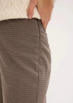 Best Karierte Schlupfhose Damen Bekleidung·Kleider|Hosen