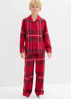 Kinder bonprix Jungen·Nachtwäsche|Mädchen·Nachtwäsche|Kinder Flanell Pyjama aus weicher Baumwolle