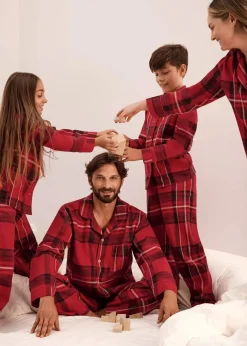 Kinder bonprix Jungen·Nachtwäsche|Mädchen·Nachtwäsche|Kinder Flanell Pyjama aus weicher Baumwolle