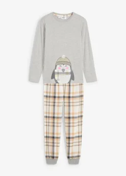 Hot Kinder Pyjama mit Flanellhose (2-tlg. Set) Kinder Jungen·Nachtwäsche|Mädchen·Nachtwäsche
