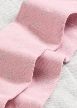 New Kinderstrumpfhose mit Glitzerpunkten für die rosa Farbvariante (2er Pack) Kinder Mehrfachpacks|Mädchen·Strümpfe