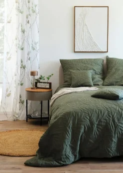 bonprix Kissen & Tagesdecken|Kissenbezüge|Kissenbezug mit Blätter Design