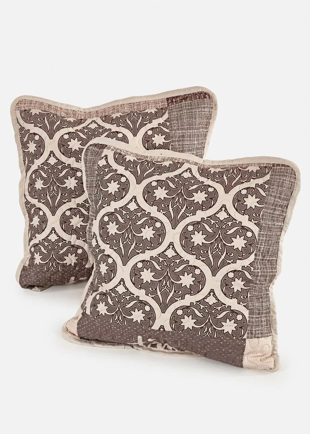 Best Kissenbezug mit Patchwork Druck (2er Pack) Kissen & Tagesdecken|Kissenbezüge