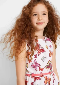 Kinder bonprix Mädchen 9-16 Jahre·Kleider & Jumpsuits|Kleid + Gürtel + Bolero (3-tlg. Set)