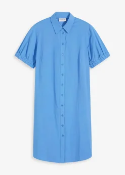 New Kleid aus Baumwoll- Popeline Damen Bekleidung·Pullover & Strickjacken|Kleider