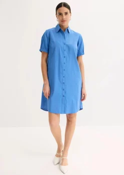 New Kleid aus Baumwoll- Popeline Damen Bekleidung·Pullover & Strickjacken|Kleider