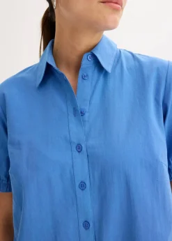 New Kleid aus Baumwoll- Popeline Damen Bekleidung·Pullover & Strickjacken|Kleider