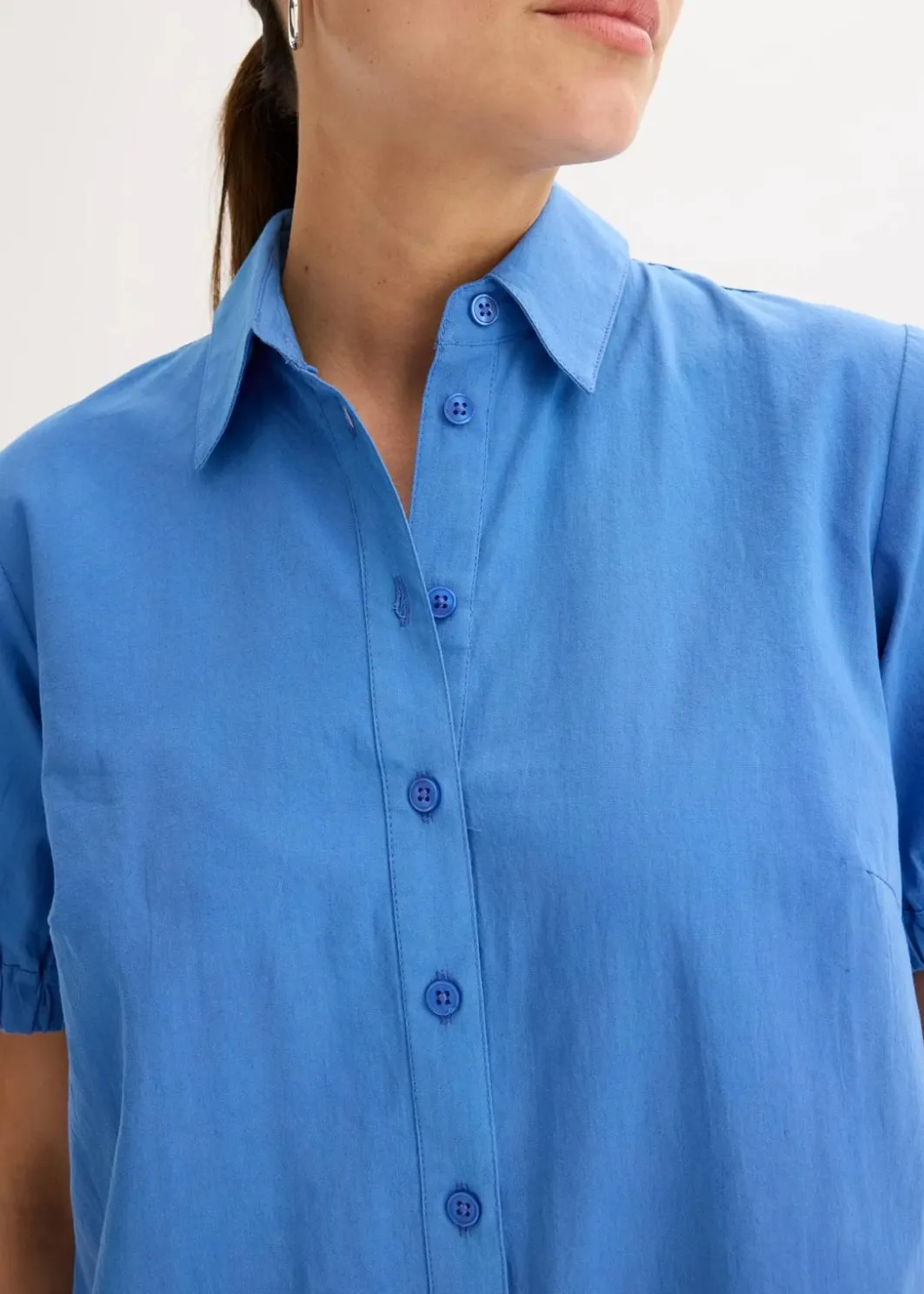 New Kleid aus Baumwoll- Popeline Damen Bekleidung·Pullover & Strickjacken|Kleider