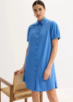 New Kleid aus Baumwoll- Popeline Damen Bekleidung·Pullover & Strickjacken|Kleider