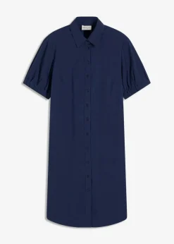 Discount Kleid aus Baumwoll- Popeline Damen Kleider|Bekleidung·Pullover & Strickjacken