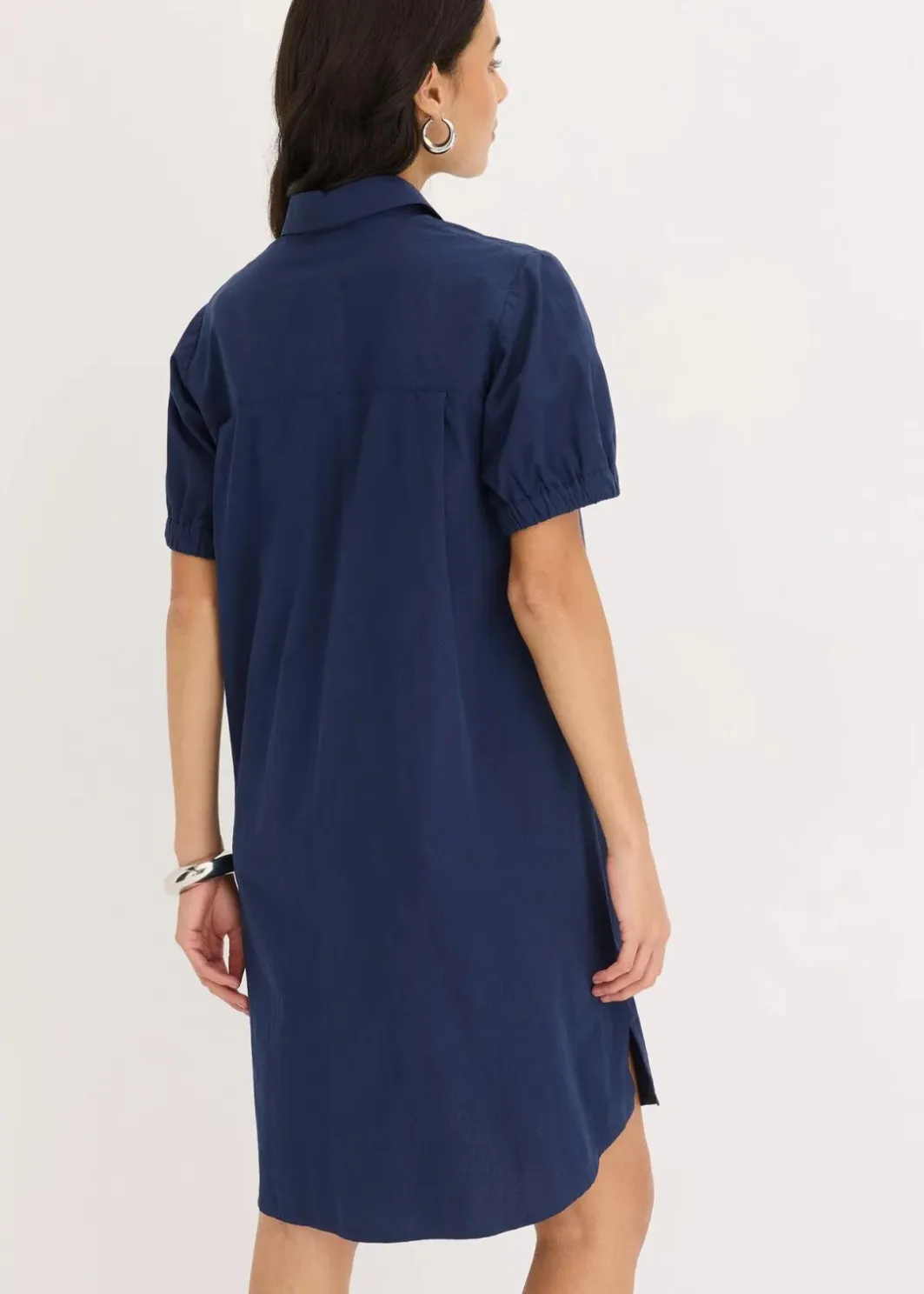 Discount Kleid aus Baumwoll- Popeline Damen Kleider|Bekleidung·Pullover & Strickjacken