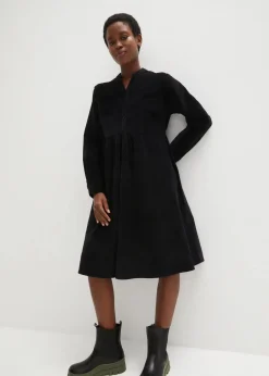 Damen bonprix Kleider|Bekleidung·Pullover & Strickjacken|Kleid aus Baumwollcord