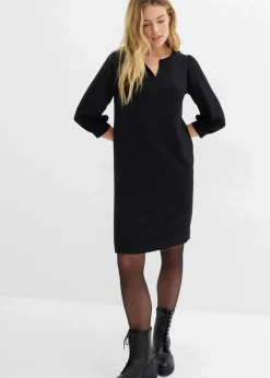 Clearance Kleid aus fließendem Viskose-Mix Damen Bekleidung·Pullover & Strickjacken|Kleider
