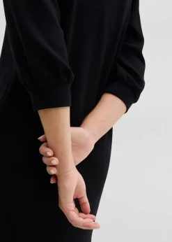 Clearance Kleid aus fließendem Viskose-Mix Damen Bekleidung·Pullover & Strickjacken|Kleider