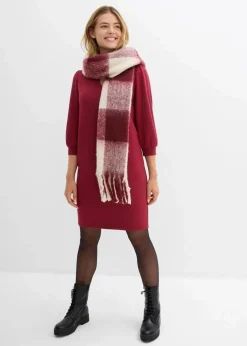 Discount Kleid aus fließendem Viskose-Mix Damen Kleider|Bekleidung·Pullover & Strickjacken