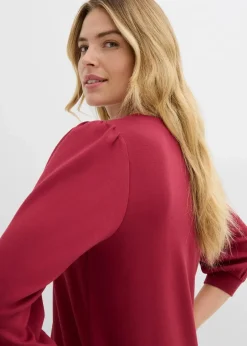 Discount Kleid aus fließendem Viskose-Mix Damen Kleider|Bekleidung·Pullover & Strickjacken